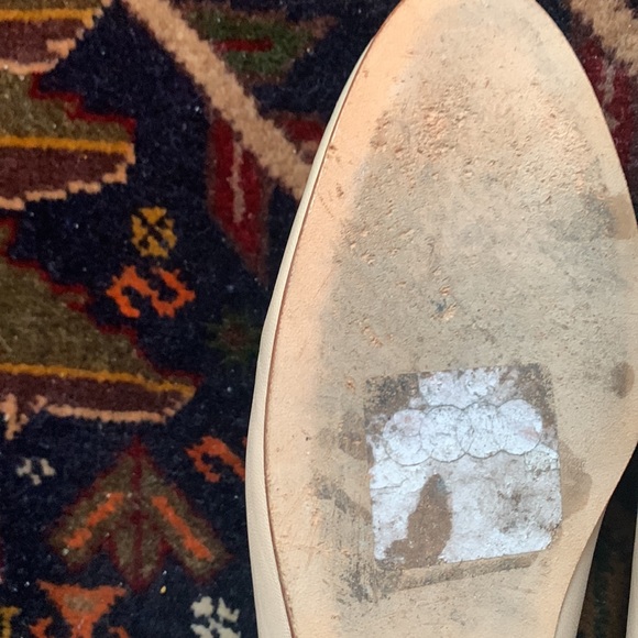 Stuart Weitzman Mask Flats Beige/Ivory - Picture 5 of 6